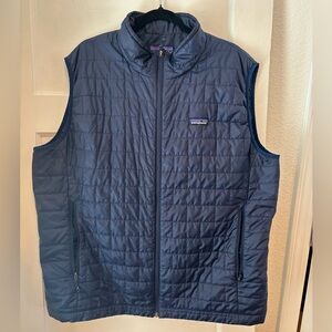 Patagonia Men's XXL Nanopuff Clement Blue Vest